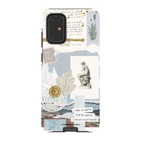 Galaxy S20 Plus Satin (Semi-Matte) Aesthetic Blue Collage Tough Phone Case - The Urban Flair