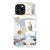 iPhone 12 Pro Max Gloss (High Sheen) Aesthetic Blue Collage Tough Phone Case - The Urban Flair