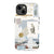 iPhone 13 Gloss (High Sheen) Aesthetic Blue Collage Tough Phone Case - The Urban Flair