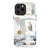 iPhone 13 Pro Max Satin (Semi-Matte) Aesthetic Blue Collage Tough Phone Case - The Urban Flair