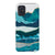 Galaxy A51 4G Gloss (High Sheen) Aesthetic Blue Layered Mountains Tough Phone Case - The Urban Flair
