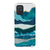 Galaxy A71 4G Gloss (High Sheen) Aesthetic Blue Layered Mountains Tough Phone Case - The Urban Flair