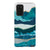 Galaxy Note 20 Satin (Semi-Matte) Aesthetic Blue Layered Mountains Tough Phone Case - The Urban Flair