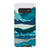 Galaxy S10 Plus Gloss (High Sheen) Aesthetic Blue Layered Mountains Tough Phone Case - The Urban Flair