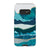 Galaxy S10e Gloss (High Sheen) Aesthetic Blue Layered Mountains Tough Phone Case - The Urban Flair