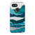 Pixel 3 Gloss (High Sheen) Aesthetic Blue Layered Mountains Tough Phone Case - The Urban Flair