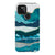 Pixel 4A 5G Gloss (High Sheen) Aesthetic Blue Layered Mountains Tough Phone Case - The Urban Flair