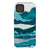 Pixel 4XL Satin (Semi-Matte) Aesthetic Blue Layered Mountains Tough Phone Case - The Urban Flair