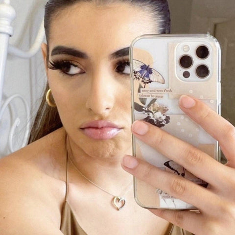 Aesthetic Butterfly Collage Clippings Clear Phone Case iPhone 12 Pro Max by The Urban Flair (Customer Feat)