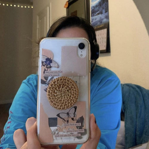 Aesthetic Butterfly Collage Clippings Clear Phone Case iPhone 12 Pro Max by The Urban Flair (Customer Feat)