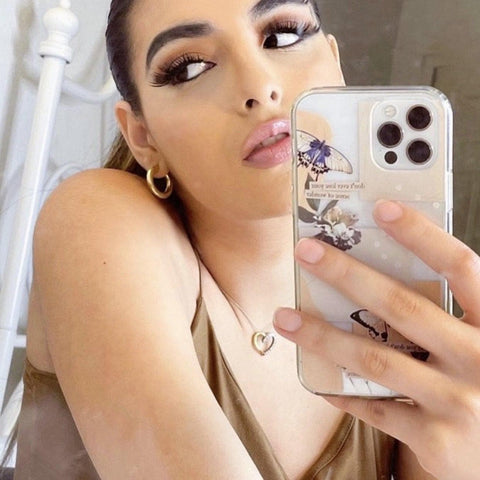 Aesthetic Butterfly Collage Clippings Clear Phone Case iPhone 12 Pro Max by The Urban Flair (Customer Feat)