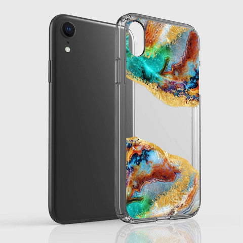 Geode Slice Print Cases For iPhone 12 Mini 11 Pro Max XR 7 8 Plus SE 2020 Galaxy S21 Ultra S20 Fe With Boho Agate Design Feat