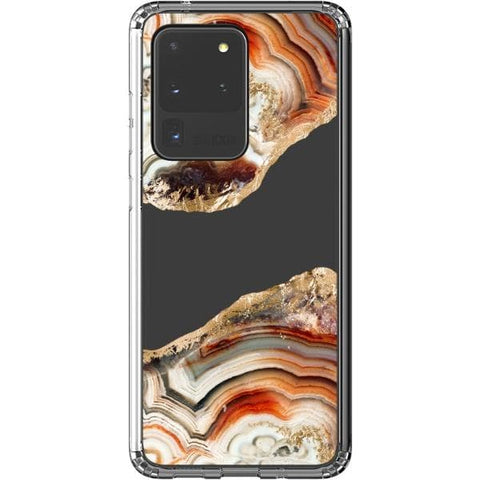 Galaxy S20 Ultra #3 Agate Slices Print Clear Phone Cases - The Urban Flair