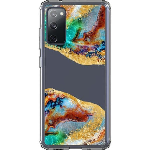 Galaxy S20 FE #2 Agate Slices Print Clear Phone Cases - The Urban Flair