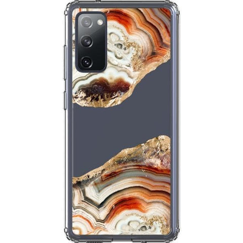Galaxy S20 FE #3 Agate Slices Print Clear Phone Cases - The Urban Flair