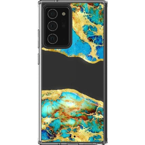 Note 20 Ultra #1 Agate Slices Print Clear Phone Cases - The Urban Flair