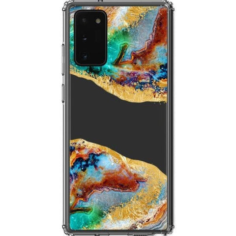 Note 20 #2 Agate Slices Print Clear Phone Cases - The Urban Flair