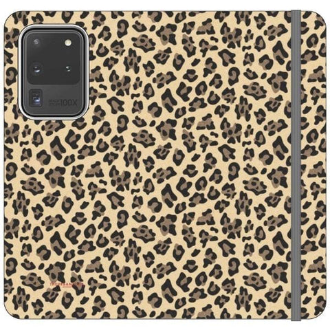 Galaxy S20 Ultra Animal Print Leopard Wallet Phone Case - The Urban Flair
