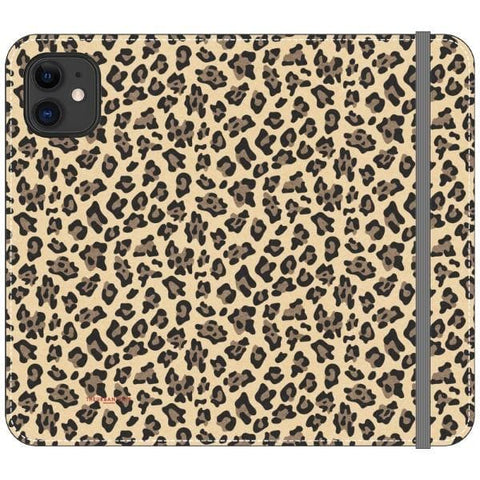 iPhone 11 Animal Print Leopard Wallet Phone Case - The Urban Flair