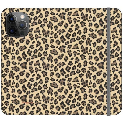 iPhone 12 Pro Max Animal Print Leopard Wallet Phone Case - The Urban Flair