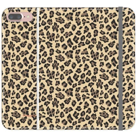 iPhone 7 Plus/8 Plus Animal Print Leopard Wallet Phone Case - The Urban Flair