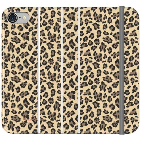 iPhone 7/8/SE 2020 Animal Print Leopard Wallet Phone Case - The Urban Flair