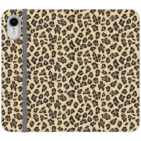 iPhone XR Animal Print Leopard Wallet Phone Case - The Urban Flair