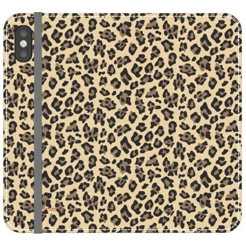 iPhone X/XS Animal Print Leopard Wallet Phone Case - The Urban Flair