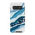 Galaxy S10 Gloss (High Sheen) Baby Blue Abstract Layers Tough Phone Case - The Urban Flair