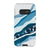 Galaxy S10e Gloss (High Sheen) Baby Blue Abstract Layers Tough Phone Case - The Urban Flair