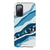 Galaxy S20 FE Satin (Semi-Matte) Baby Blue Abstract Layers Tough Phone Case - The Urban Flair