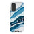 Galaxy S20 Gloss (High Sheen) Baby Blue Abstract Layers Tough Phone Case - The Urban Flair