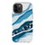 iPhone 11 Pro Gloss (High Sheen) Baby Blue Abstract Layers Tough Phone Case - The Urban Flair