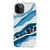 iPhone 11 Pro Max Gloss (High Sheen) Baby Blue Abstract Layers Tough Phone Case - The Urban Flair