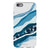 iPhone 6s Plus Satin (Semi-Matte) Baby Blue Abstract Layers Tough Phone Case - The Urban Flair