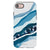 Baby Blue Abstract Layers Tough Phone Case iPhone 7/8 Satin [Semi-Matte] exclusively offered by The Urban Flair