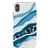 iPhone XS Max Gloss (High Sheen) Baby Blue Abstract Layers Tough Phone Case - The Urban Flair