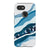Pixel 3 Gloss (High Sheen) Baby Blue Abstract Layers Tough Phone Case - The Urban Flair