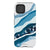 Baby Blue Abstract Layers Tough Phone Case Pixel 4 Gloss [High Sheen] exclusively offered by The Urban Flair
