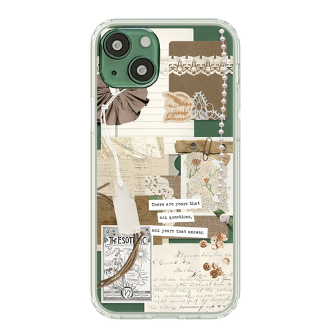 Best Collage Design Clear Phone Cases For Your Alpine Green iPhone 13 Mini, 13, 13 Pro & 13 Pro Max