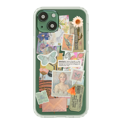 Best Collage Design Clear Phone Cases For Your Alpine Green iPhone 13 Mini, 13, 13 Pro & 13 Pro Max
