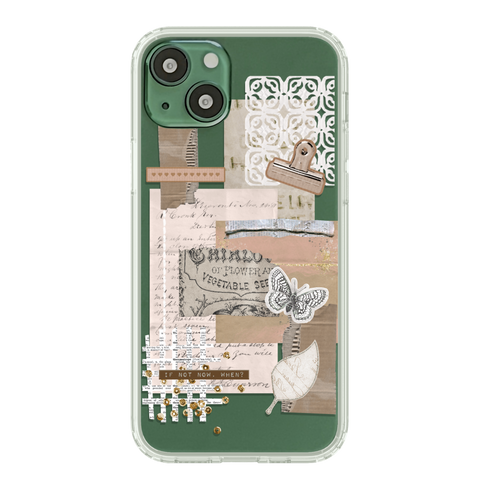 Best Collage Design Clear Phone Cases For Your Alpine Green iPhone 13 Mini, 13, 13 Pro & 13 Pro Max