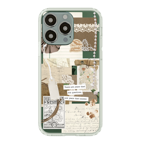 Best Collage Design Clear Phone Cases For Your Alpine Green iPhone 13 Mini, 13, 13 Pro & 13 Pro Max