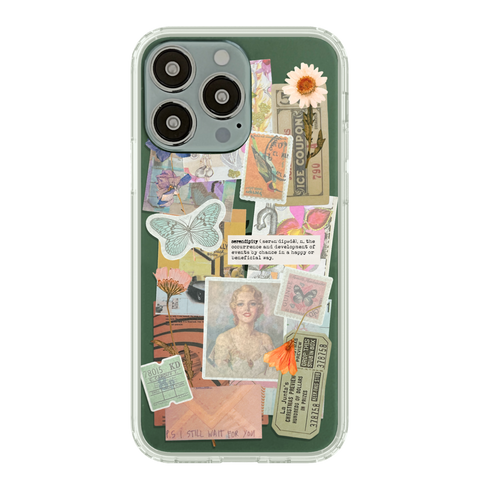 Best Collage Design Clear Phone Cases For Your Alpine Green iPhone 13 Mini, 13, 13 Pro & 13 Pro Max