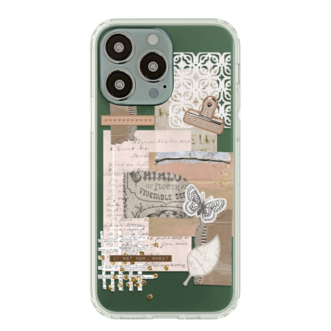 Best Collage Design Clear Phone Cases For Your Alpine Green iPhone 13 Mini, 13, 13 Pro & 13 Pro Max