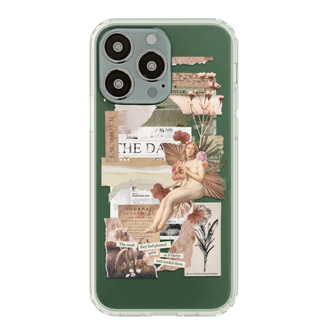 Best Collage Design Clear Phone Cases For Your Alpine Green iPhone 13 Mini, 13, 13 Pro & 13 Pro Max