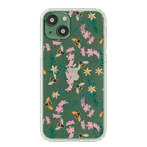 Best Floral Design Clear Phone Cases For Your Alpine Green iPhone 13 Mini, 13, 13 Pro & 13 Pro Max