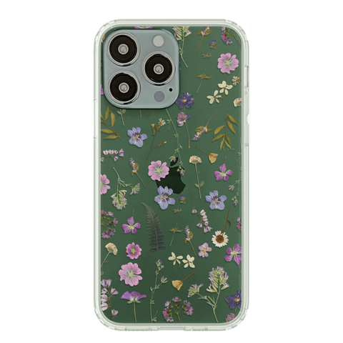 Best Floral Design Clear Phone Cases For Your Alpine Green iPhone 13 Mini, 13, 13 Pro & 13 Pro Max