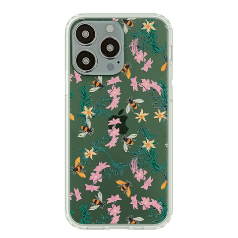 Best Floral Design Clear Phone Cases For Your Alpine Green iPhone 13 Mini, 13, 13 Pro & 13 Pro Max