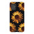 Galaxy A51 5G Satin (Semi-Matte) Black Sunflower Tough Phone Case - The Urban Flair